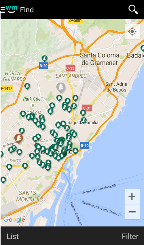 Capture d'écran Weedmaps España