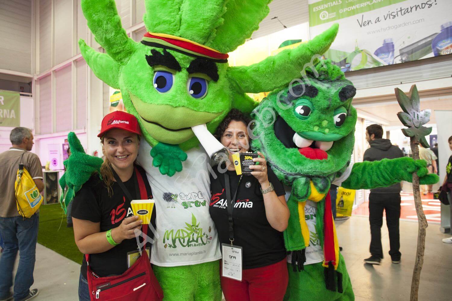 Les mascottes cannabiques