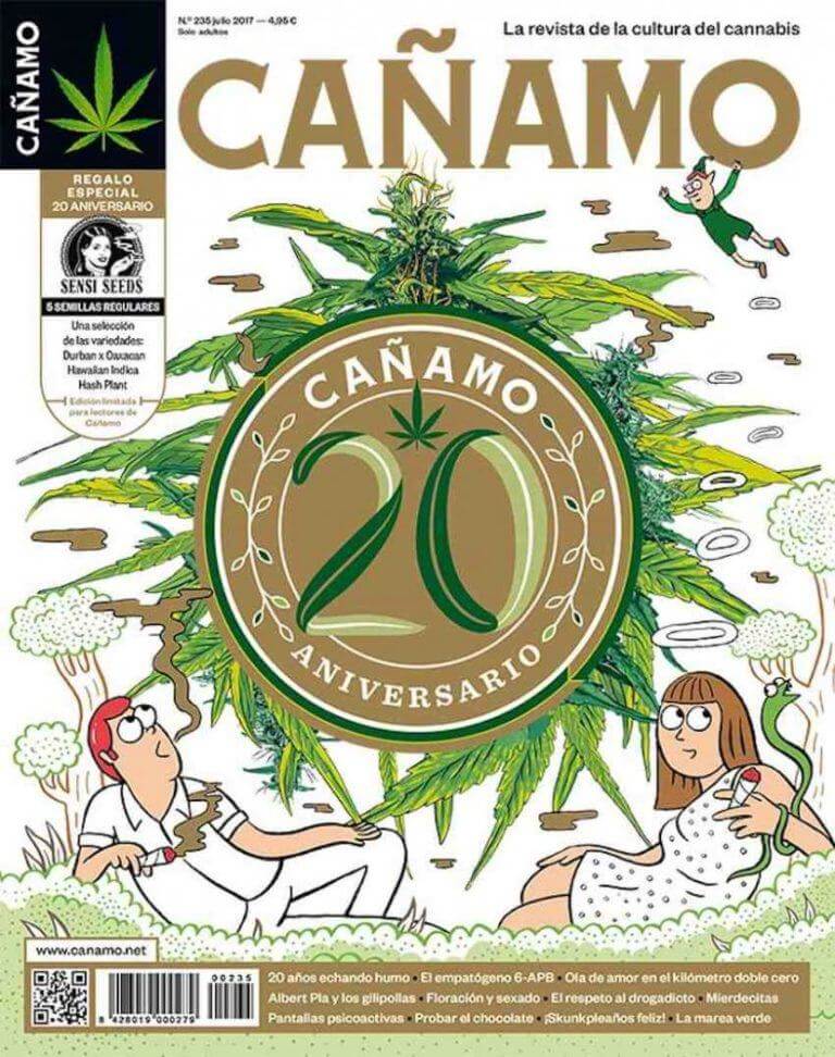 La revue cannabique Cáñamo fête ses 20 ans