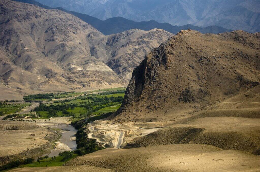 Landscape Mountains Rocky Rocks Afghanistan Valley