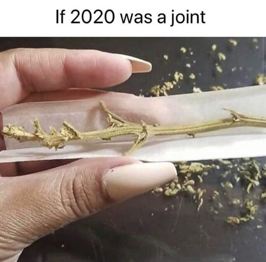 "Si 2020 était un joint"