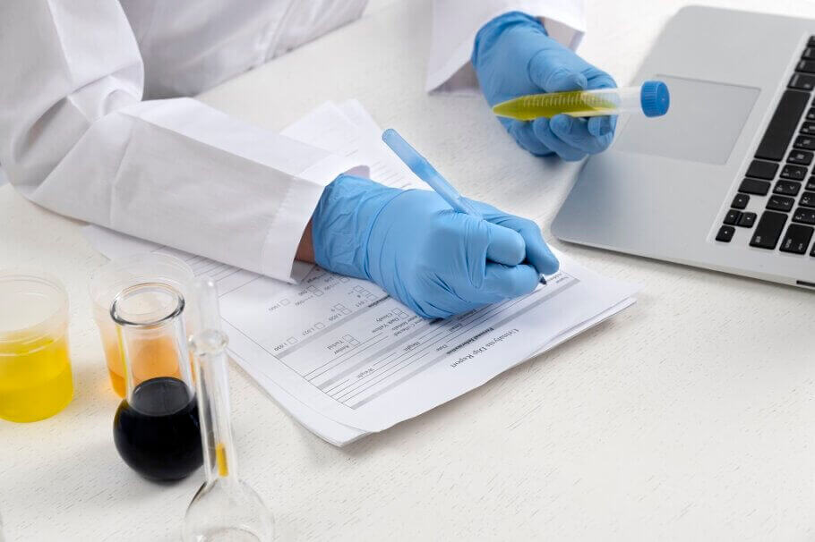 Le THC-COOH est le métabolite recherché dans les tests de dépistage de drogues, notamment dans l'urine (Image : Freepik)