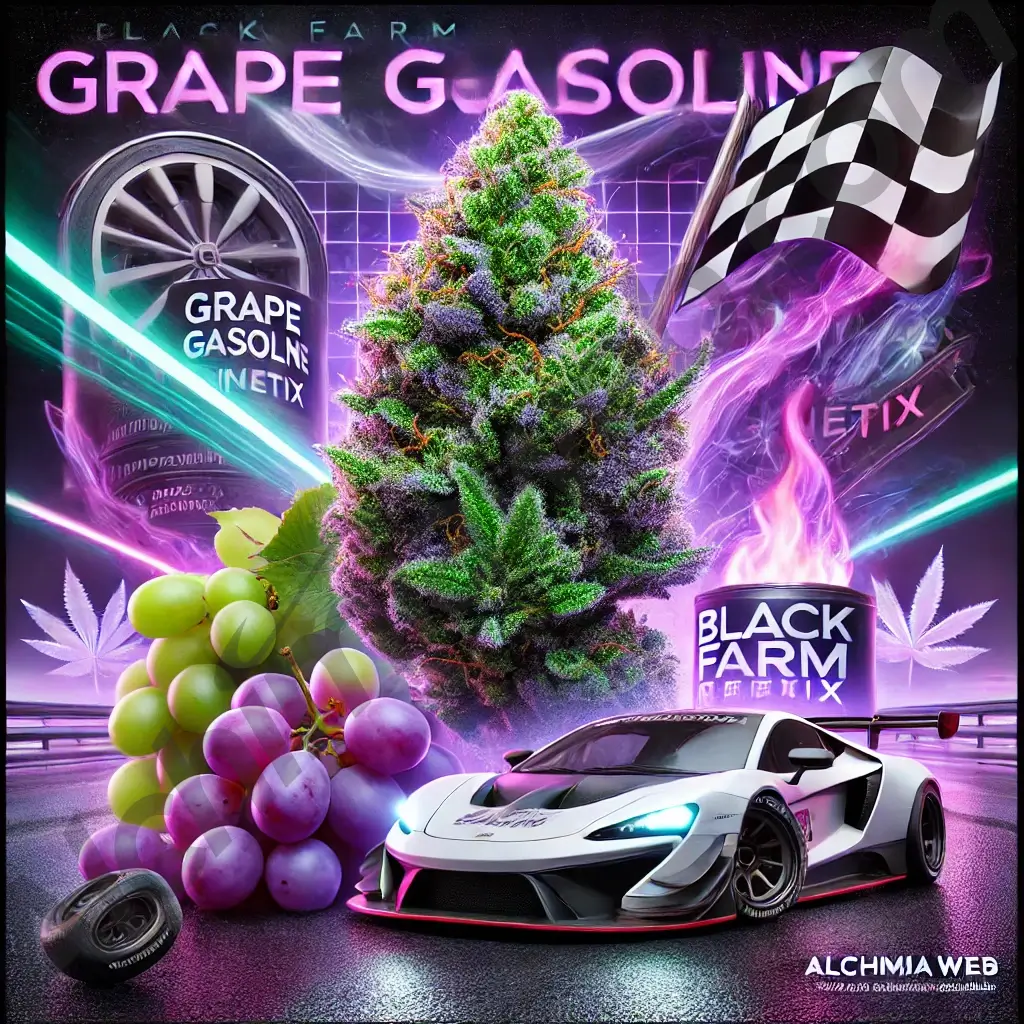Grape Gasoline: bank product photo, credit alchimiaweb.com, copyright status shown with credit copyright unverified