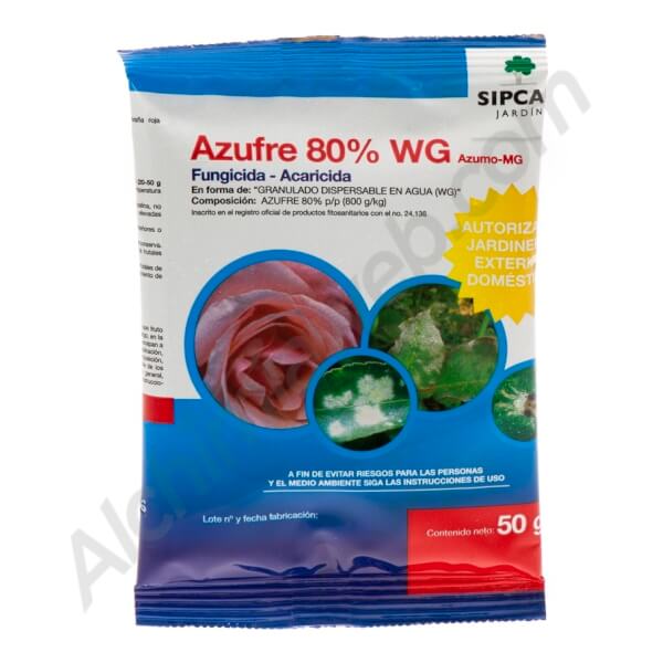 Antioidio y Antiácaros Azufre 80% WG