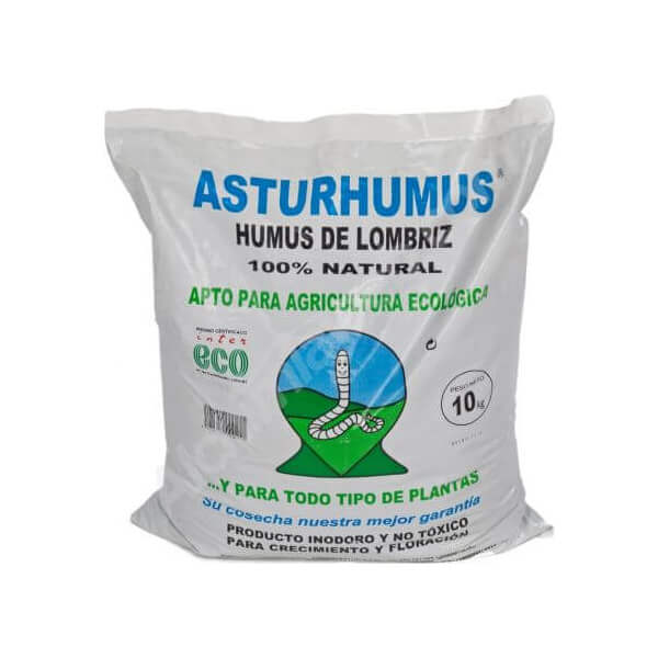 Humus de Lombriz ASTURHUMUS 100% Ecológico