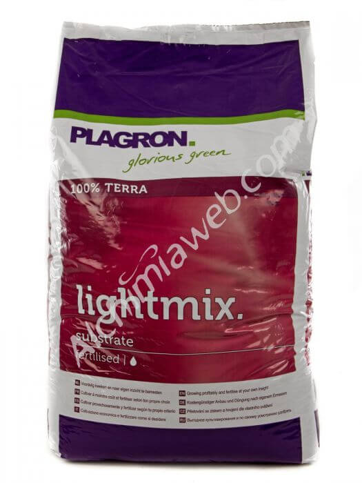 Terreau LightMix Plagron 25L - Substrat Léger Tourbe Perlite Pour Culture