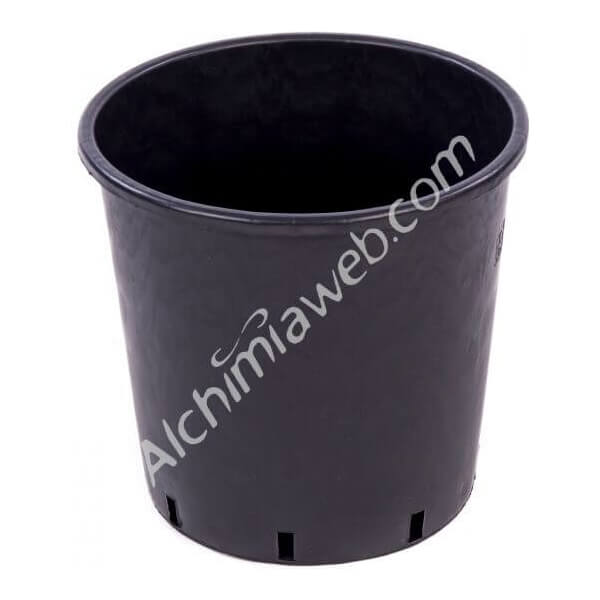 Maceta negra y redonda - 25 L