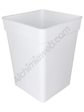 Pot blanc carré Moyen