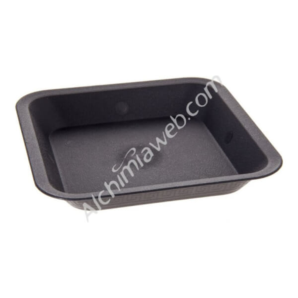 Schwarze quadratische Topfplatten