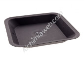 Black square pot saucers