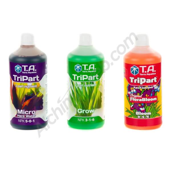 Kit TriPart Terra Aquatica: Grow, Micro & Bloom