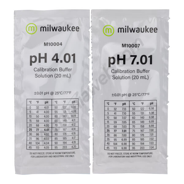 Kit de liquides d'étalonnage PH Milwaukee