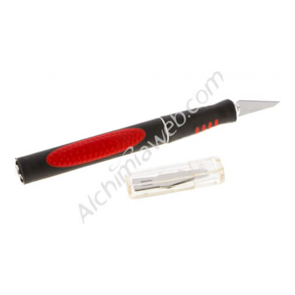 Scalpel with cover + 5 Blades