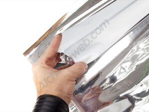 Heat-sealable metalized storage bags