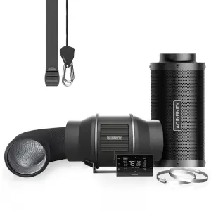Kit filtro y extractor con control WiFi de AC Infinity