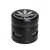 4-teiliger 63-mm-Cannabisblatt-Grinder aus Metall