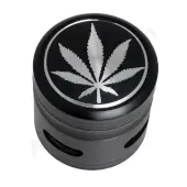 4-teiliger 63-mm-Cannabisblatt-Grinder aus Metall