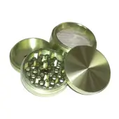 Aluminium Grinder 4-teilig mit Sieb 40-62 mm