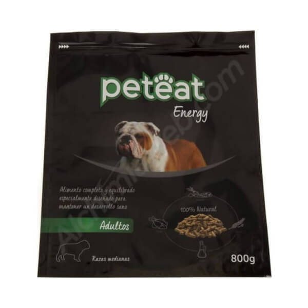 Sac de conservation de croquettes pour chien