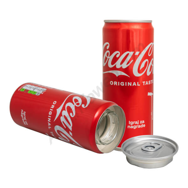 Canette de Coca-Cola avec cachette