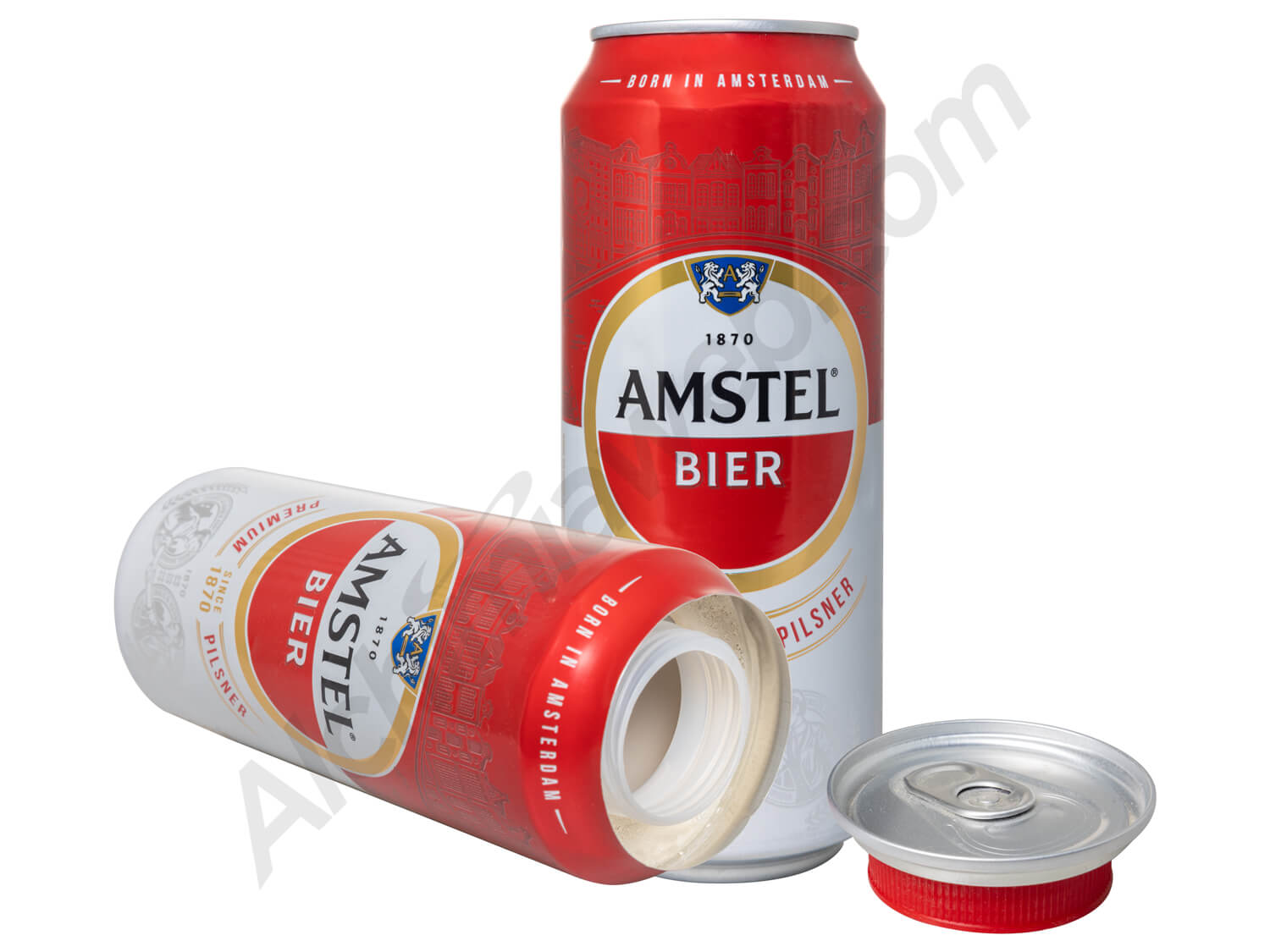 Vente de Canette de bire Amstel avec compartiment