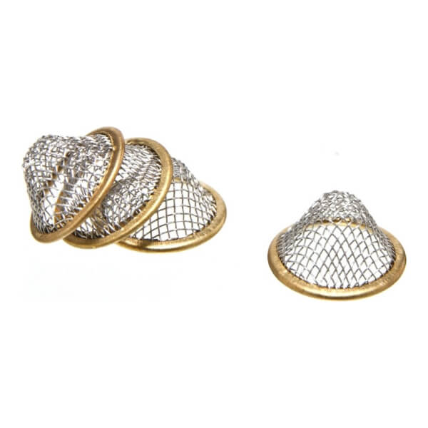 Bong/pipe concave metal screens - 4 units