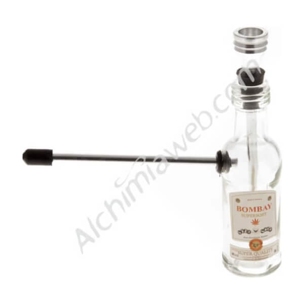 Pipa Agua vidrio botella Bombay