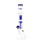 Beaker Bong Blue Shotgun de Grace Glass