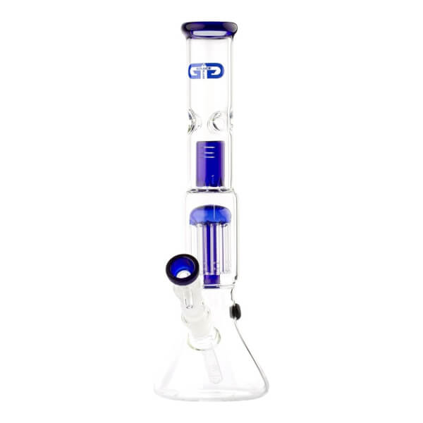 Beaker Bong Blue Shotgun de Grace Glass