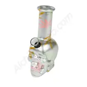 Mini Totenkopf Glasbong mit Mustern