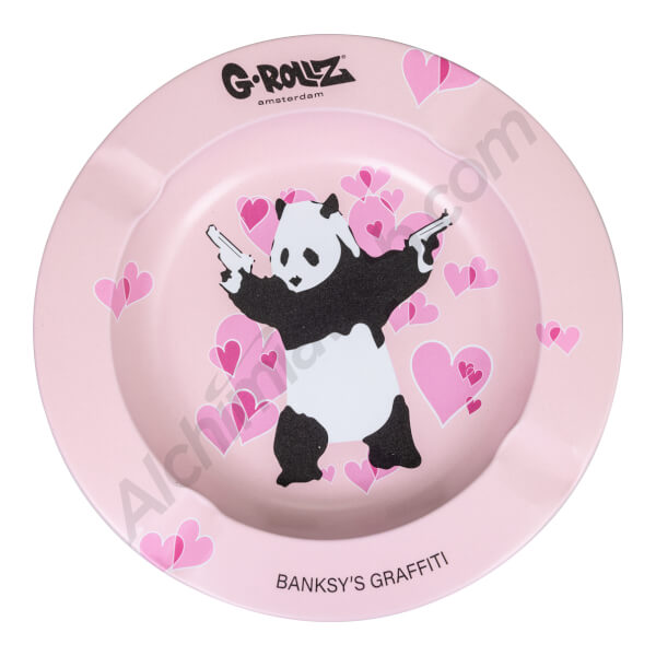 Cendrier Banksy Panda with Guns de G-Rollz