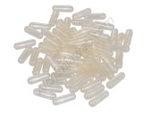 100 microdose transparent capsules