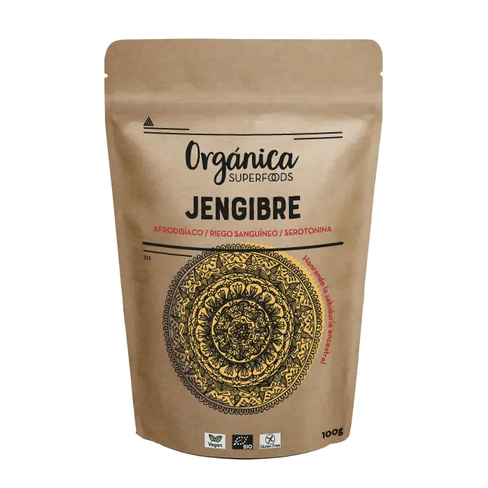Jengibre en polvo ecológico de Orgánica Superfoods Jengibre en Polvo Bio