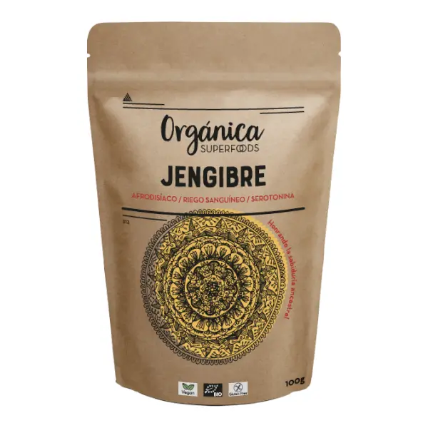 Organic ginger powder