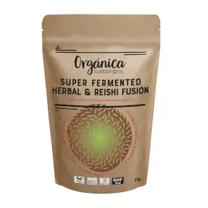 Fusión de hierbas y Reishi súper fermentadas Bio