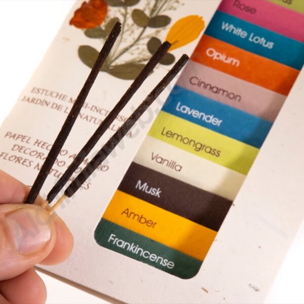 Mini-Incense range Jardin Nature 15 fragrances