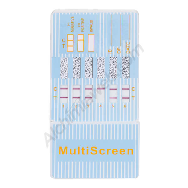 Multi-drug test in urine samples