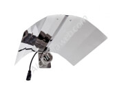Reflector with lamp holder - smooth - 50 cm - 400/600 w