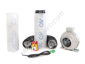 Kit extraction air Alchimia 125/340m3