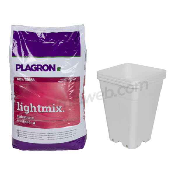 KIT Tierra + 3 macetas 18L
