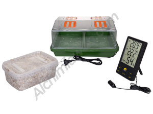 Setas mágicas Freshmushrooms y mini invernadero con calefacción
