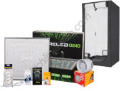 KIT de cultivo económico LED con armario 100x100