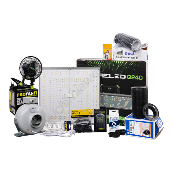 Kit básico con LED para espacios de 80 x 80 cm