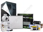 KIT de cultivo básico LED con armario 80 cm x 80 cm