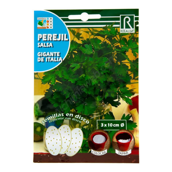 Disques de graines Persil Géant d'Italie Rocalba