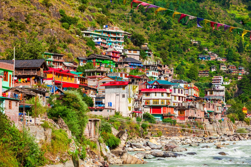 El pueblo de Manikaran, en el valle de Parvati.