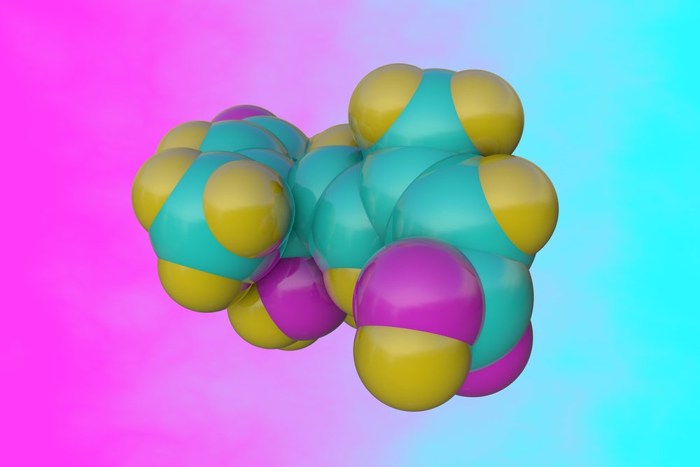 Molecular structure of abscisic acid