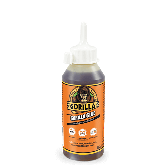 Une bouteille de colle Gorilla Glue