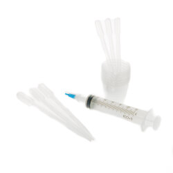 Syringes and measuring cups