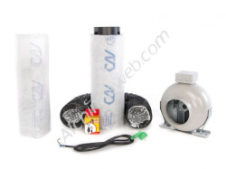 Carbon filter and extraction kit